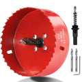 Luomorgo 110mm/4.33 inch Hole Saw, 1.46 inch Cutting Depth