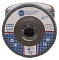 Benchmark Abrasives 4.5" Type 29 Zirconia Flap Discs, 60 Grit, 100-Count