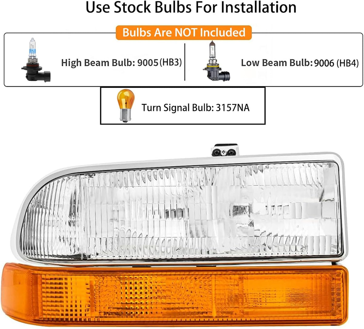 Headlights Assembly For 1998-2004 Chevy S10/for 1998-2005 Chevy Blazer Set