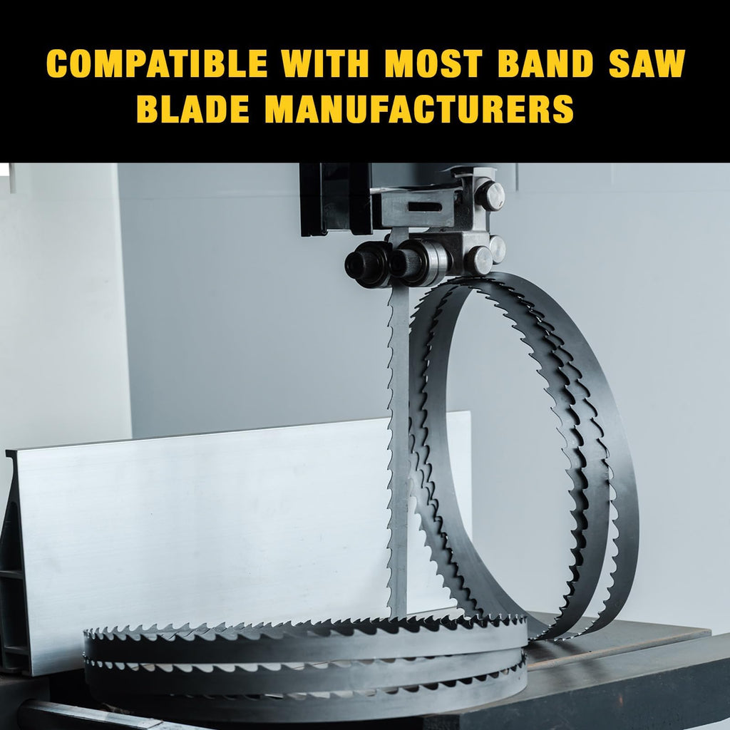 Dark Stone 160” Carbide-Tipped Resaw Bandsaw Blade, 1” x 2 TPI – Long-Life Carbide Teeth with Hook Tooth Geometry for Hardwood Resawing, Heavy-Duty Professional Use | DS23452