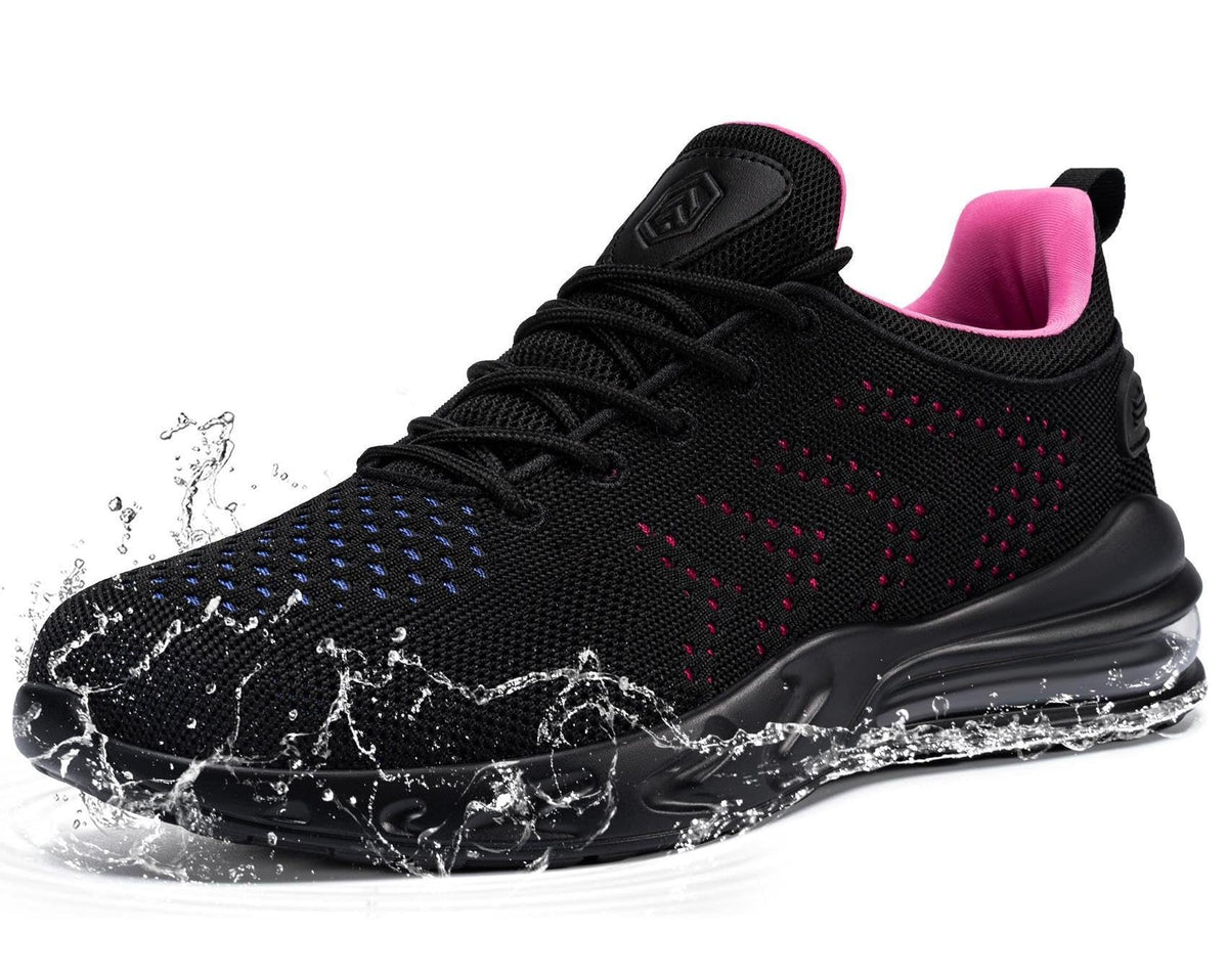Women's Non Slip Work Shoes Waterproof Sneaker,Starry Purple,7.5