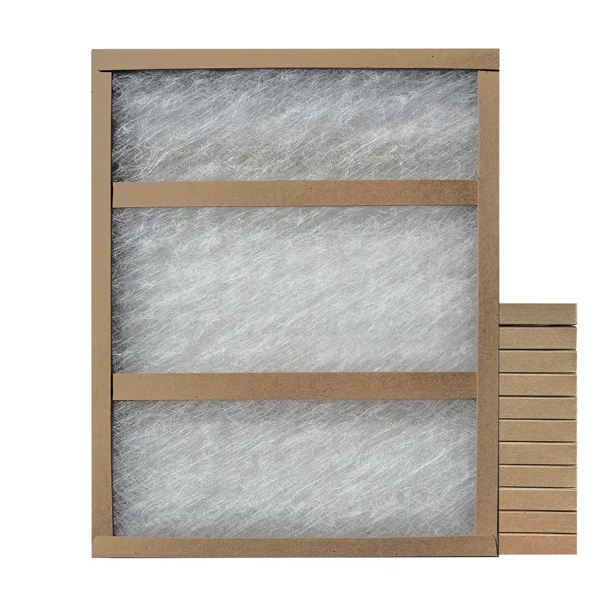 8x30x1 Fiberglass Air Filters, Case of 12, AC & Furnace, Glasfloss