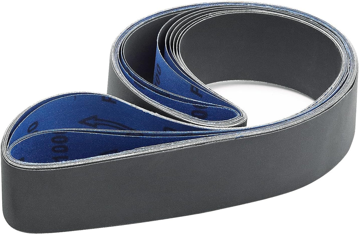 6 Pack 2 x 72 Inch Sanding Belts 600 800 1000 Grit for Knife Sharpening