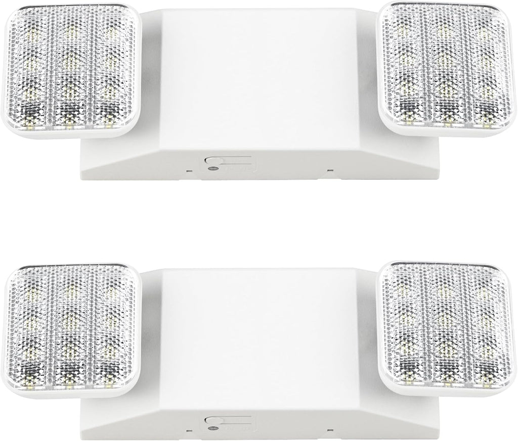 Sunco 2 Pack LED Emergency Lights for Outages, 90 Minute Backup Battery