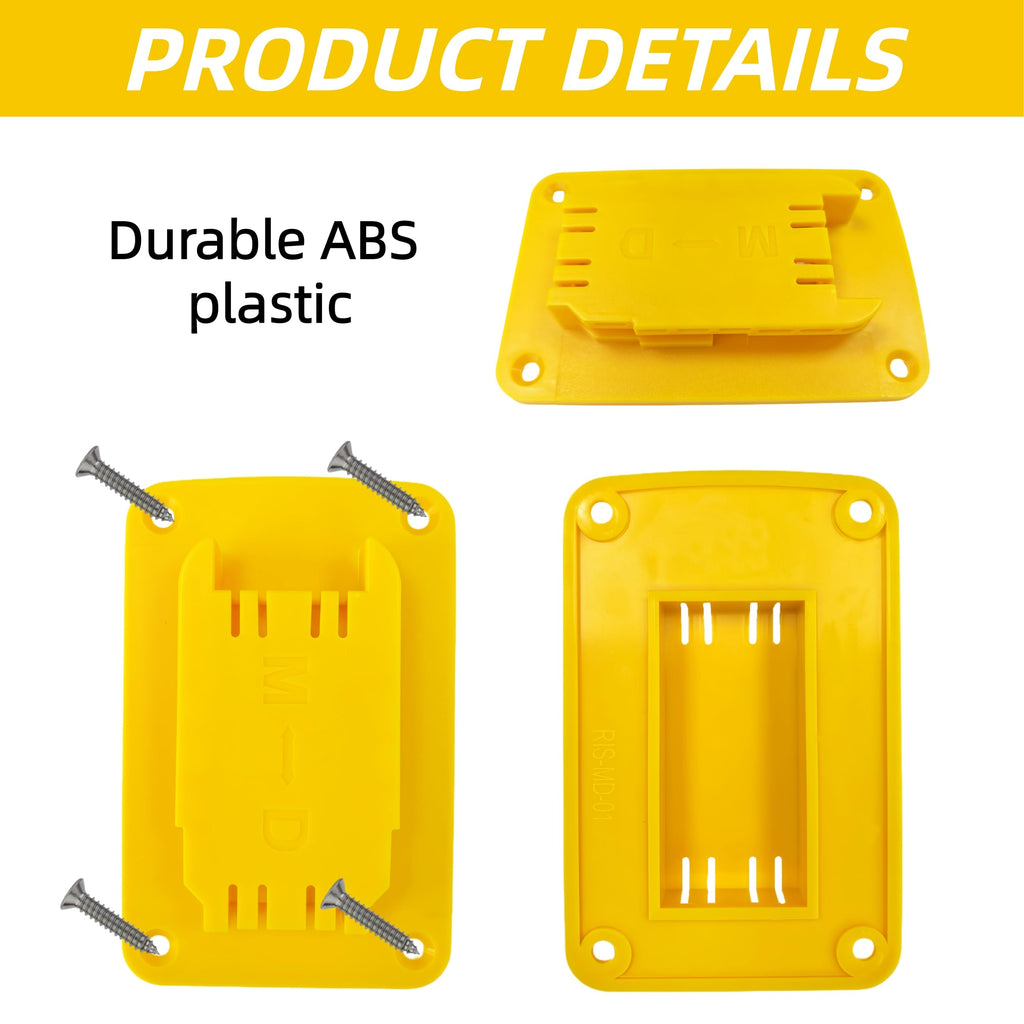 15 Pack Tool Holders Compatible with Dewalt 12V 20V Drill Tools with Screws