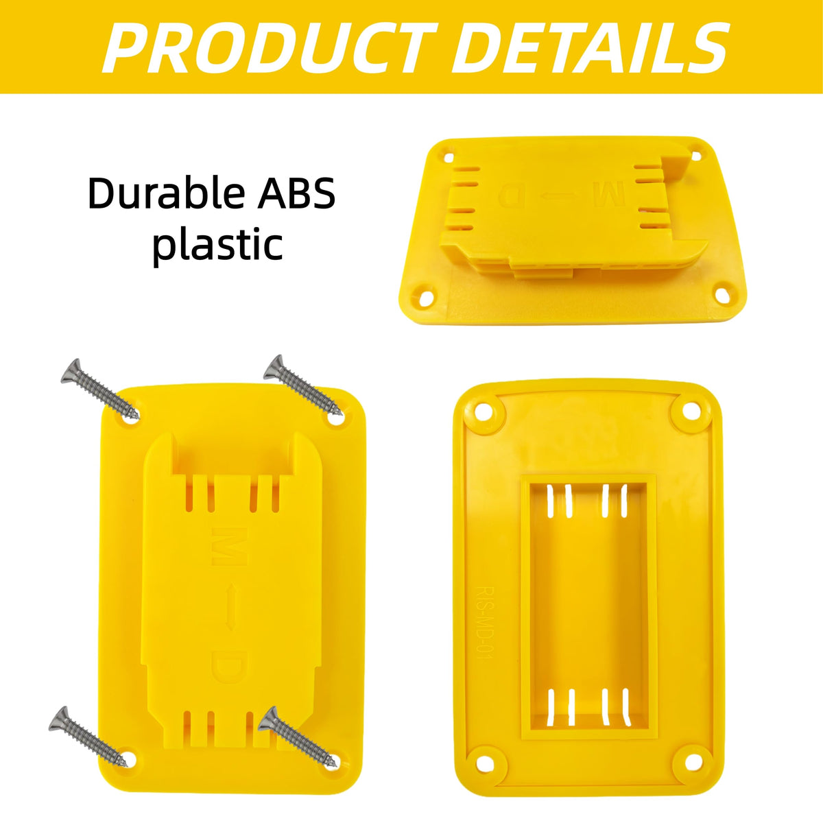 15 Pack Tool Holders Compatible with Dewalt 12V 20V Drill Tools with Screws
