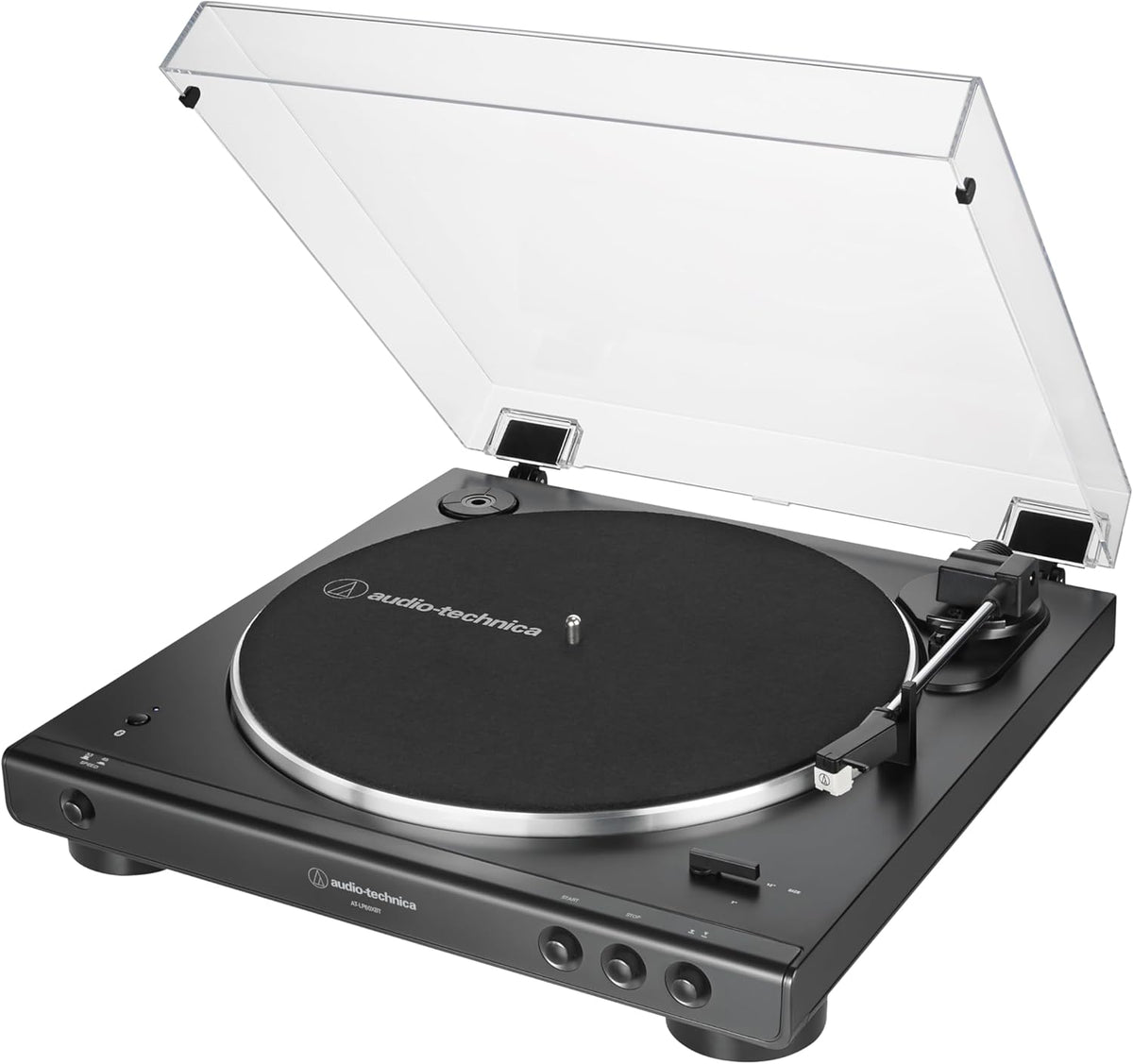 AT-LP60XBT-BK Fully Automatic Wireless Belt-Drive Stereo Turntable, Hi-Fi, 2 Speed, Anti-Resonance, Die-Cast Aluminum
