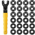 Hicarer 25 Pcs Angle Grinder Nut Wrench Replacement Kit, Yellow