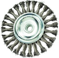 Mercer Industries 186520B - 4" x 1/2" x 5/8"-11 Knot Wire Wheel, .020 Stainless Steel Wire