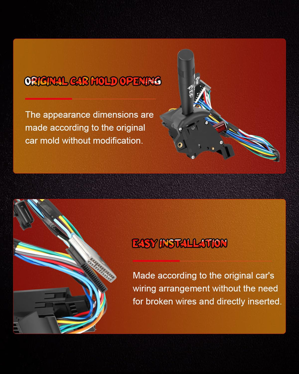 cciyu Multifunction Turn Signal Switch 1995-98 for Chevy C1500 C2500 C3500