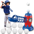 T Ball Set for Kids Toddlers, Electric Automatic Baseball Pitching Machine Pitcher Machines, Tee Ball Set Baseball