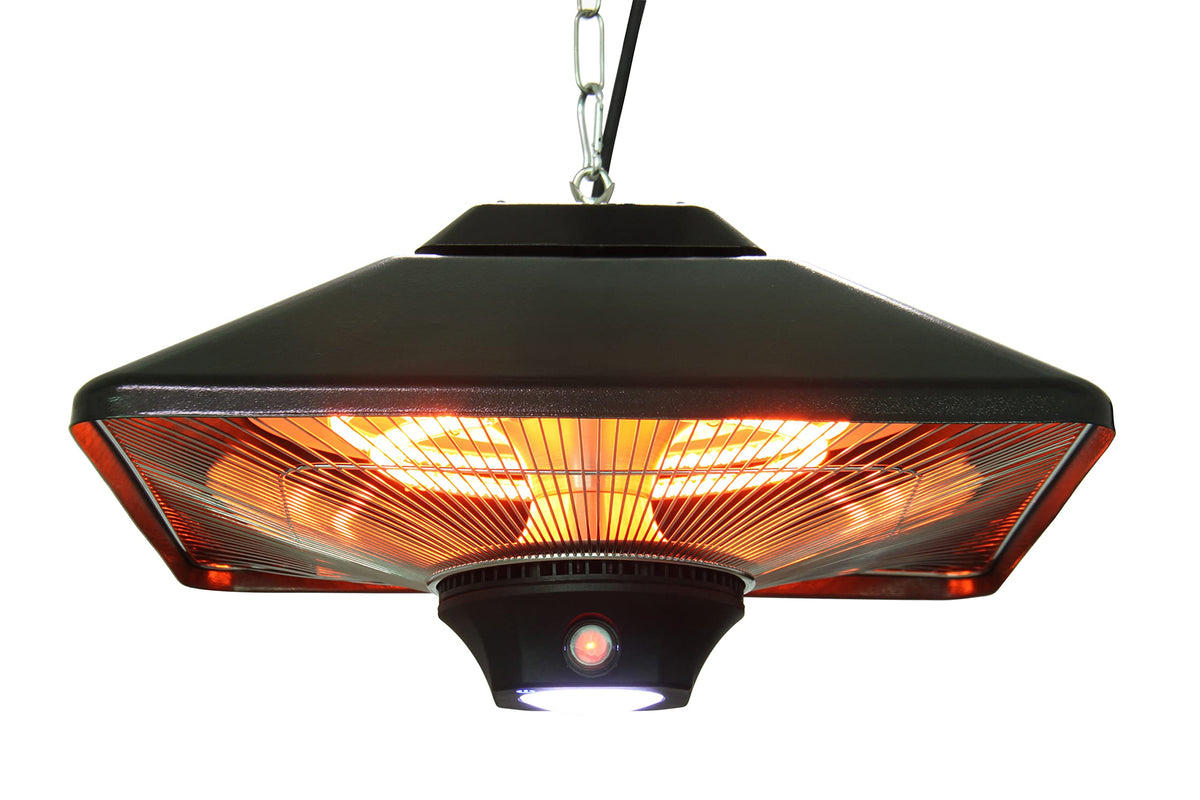 EnerG+ Hanging Infrared Electric Outdoor Heater with LED and Remote