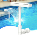 Dual Spray Pool Fountain, 10-20°F Cooler Water for Above/In-Ground Pools, Dual Spray Waterfall Sprinkler Fountain