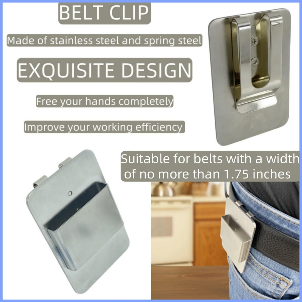 N268241 N086039 Stainless Steel Drill Holder Belt Clip & Hooks