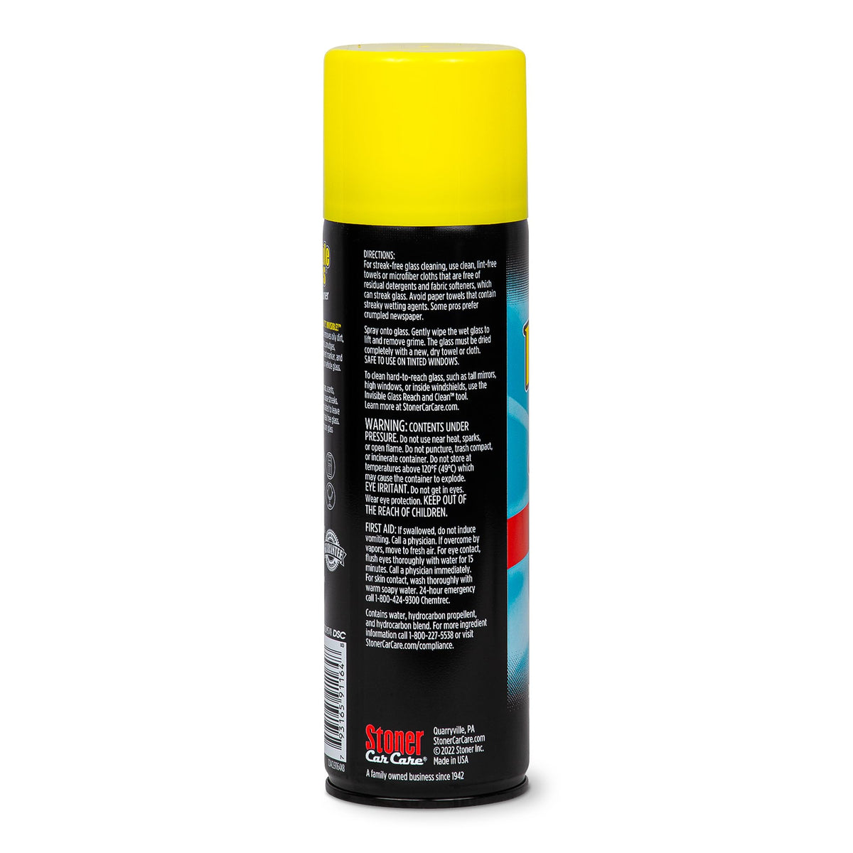 Auto Glass Cleaner Foaming Spray, 19 oz, 91164 (Pack of 2)