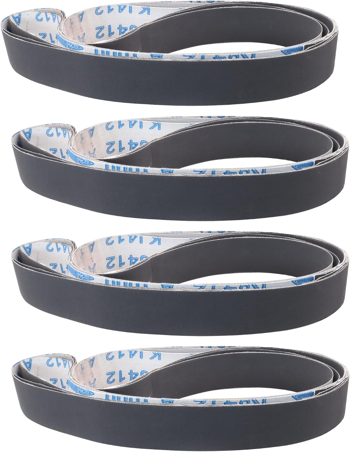 1x42" Silicon Carbide Sanding Belts 3 Each of 400/600/800/1000 Grit, 12Pack