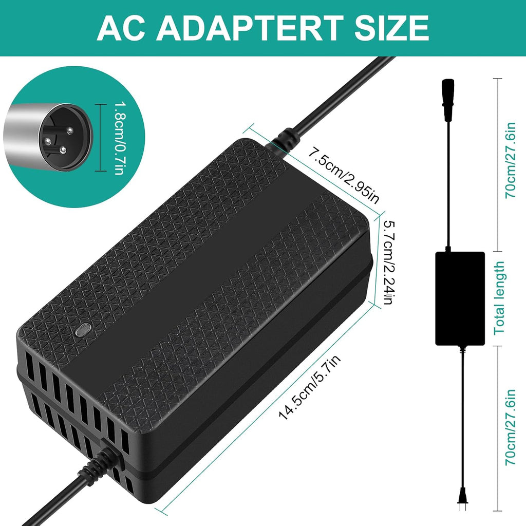 24V 5A Lead-Acid Battery Charger for Lakematic,Pride Mobility, Wheelchair,Drive Medical,Golden Technologies,Shoprider, Jazzy Power Chair, Rascal 200T/500T/301 PC 24BC5000TF-1 EA1065 180 X-CEL
