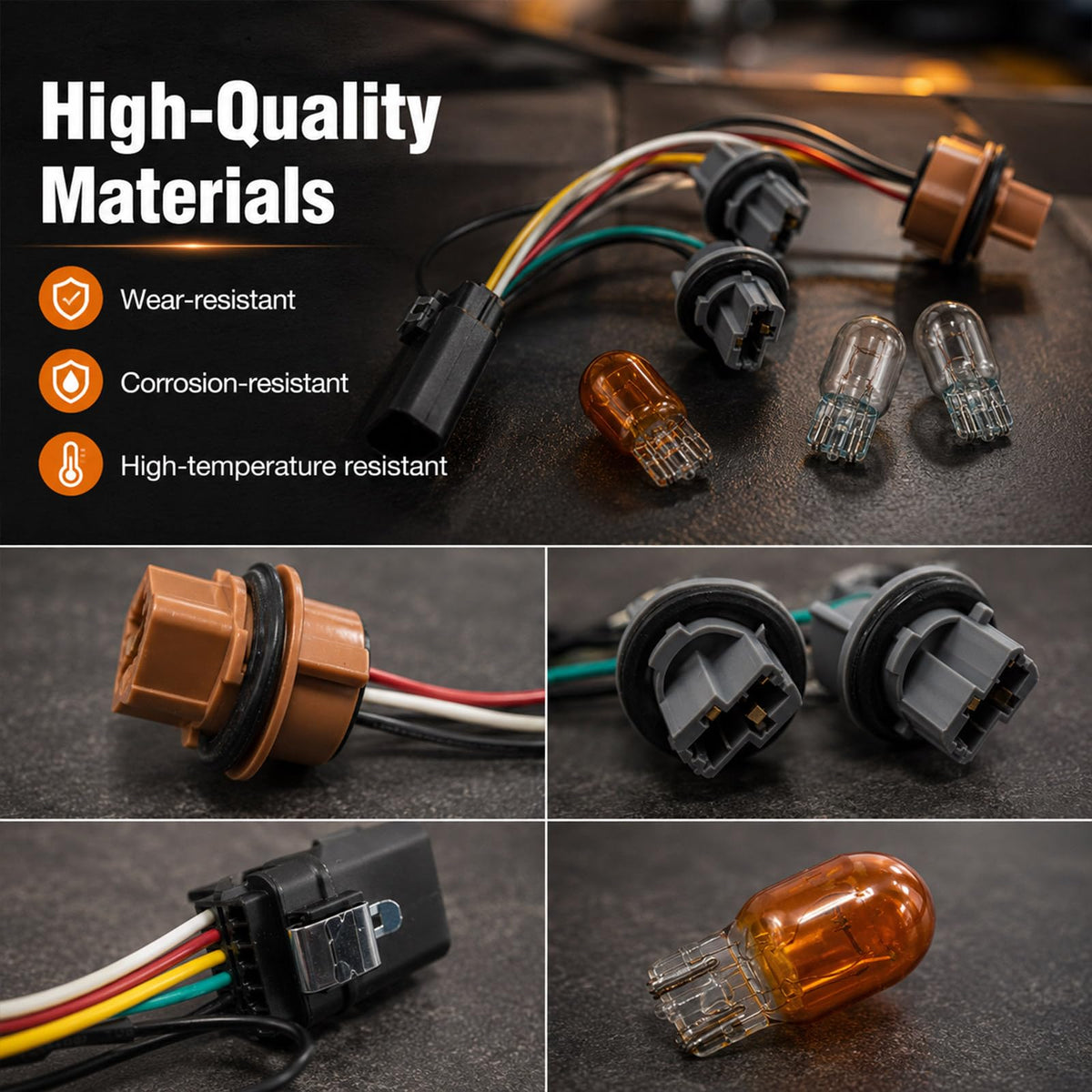 Qrstvyun Tail Light Wiring Harness Compatible with Ram 1500 2019-2024