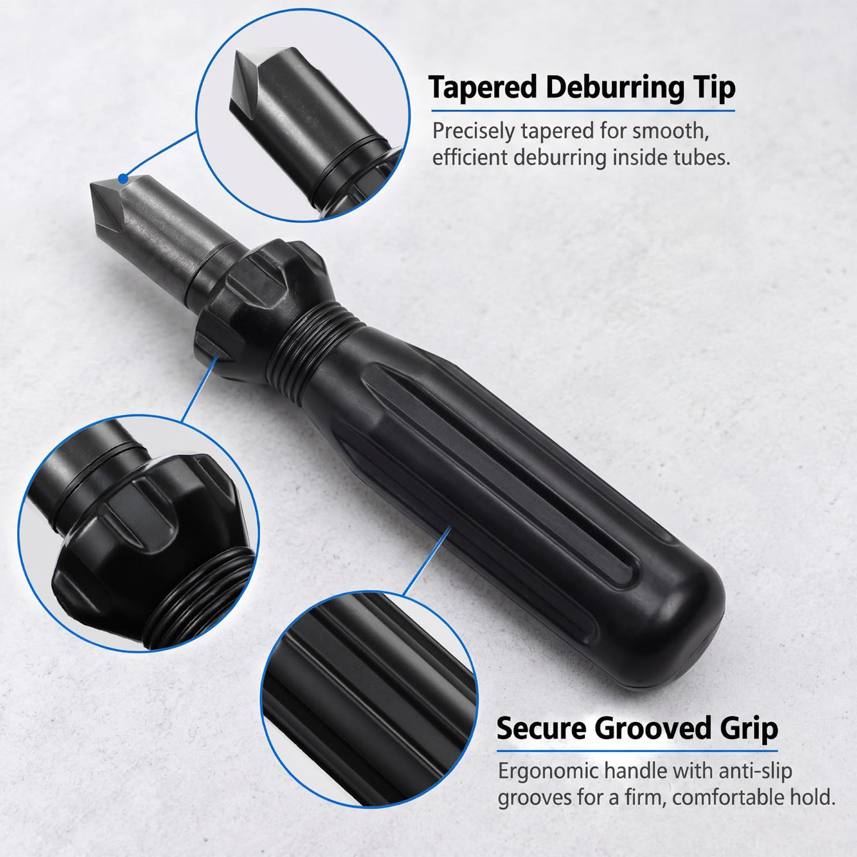Lanties 1/2" Chamfer Tool, Reamer Tool for Conduit and Metal Deburring