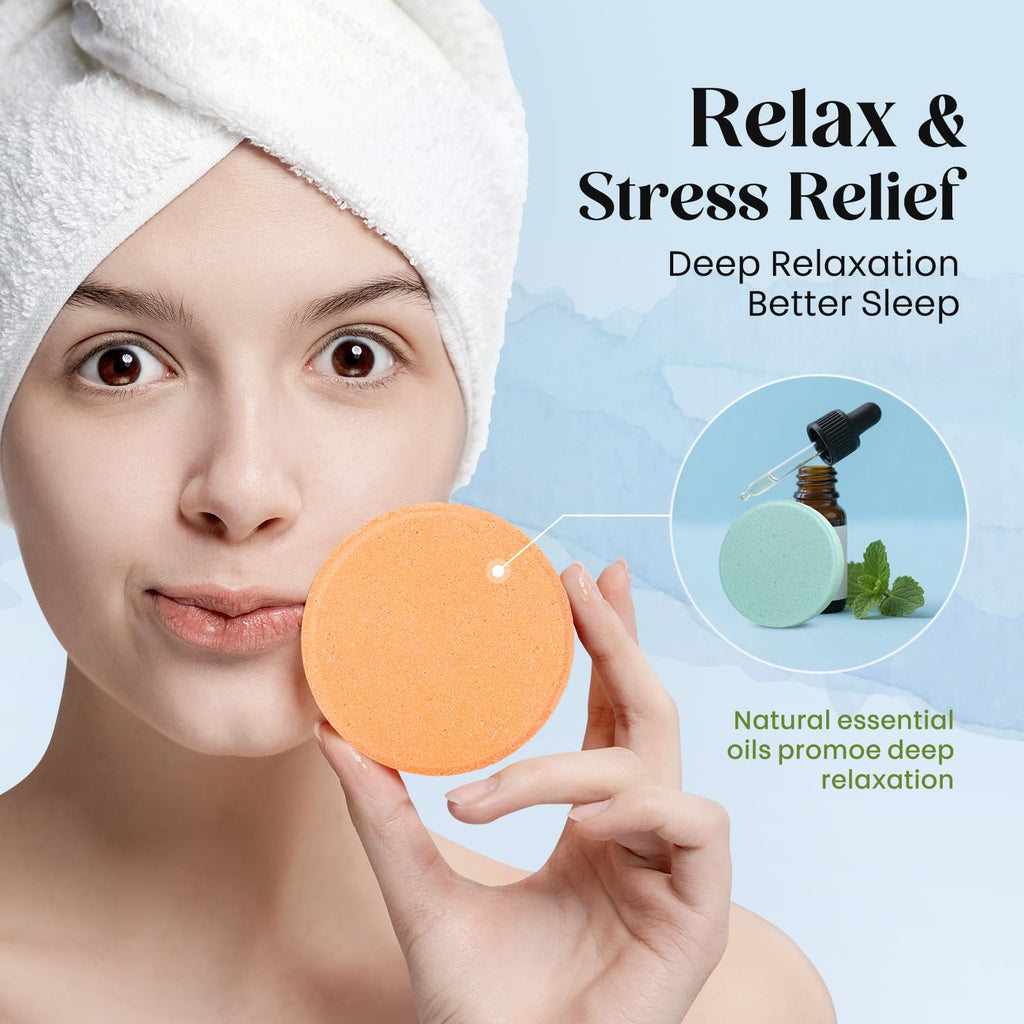 Shower Steamers Aromatherapy, Natural Essential Oils for Self Care