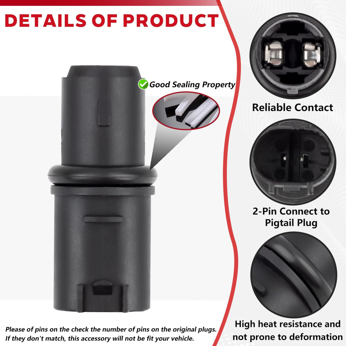 Svicari Side Marker Light Socket & License Plate Lamp Connector Plug Compatible with BWM 525i 528i XDrive 320i 323i X3 X5 M5 M6 645Ci 650i Replace OE #63138382104 2PCS