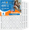 14x24x1 Furnace AC Filter MERV 11 Allergy 4-Pack
