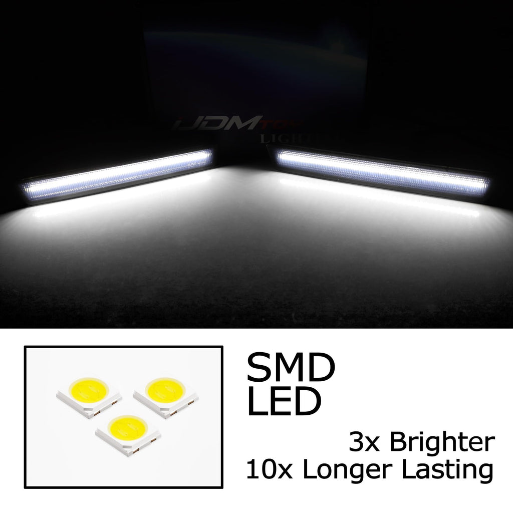 iJDMTOY LED Front/Rear Side Marker Lights For Dodge 2015-2022 Challenger