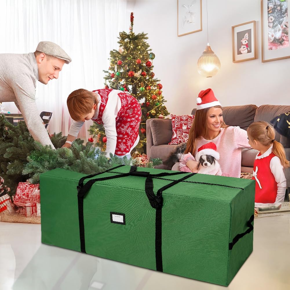 Christmas Tree Storage Bag 7.5 ft, Heavy Duty 600D Oxford Tree Storage Box