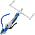 Stainless Steel Banding Tool - 3/16~3/4 inch Metal Strapping Tool with Tensioner & Cutting & Crimper, Screw-Type for