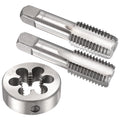 Workkyma M24 Tap and Die Set, M24 Standard Metric Hand Threading Tool Kit