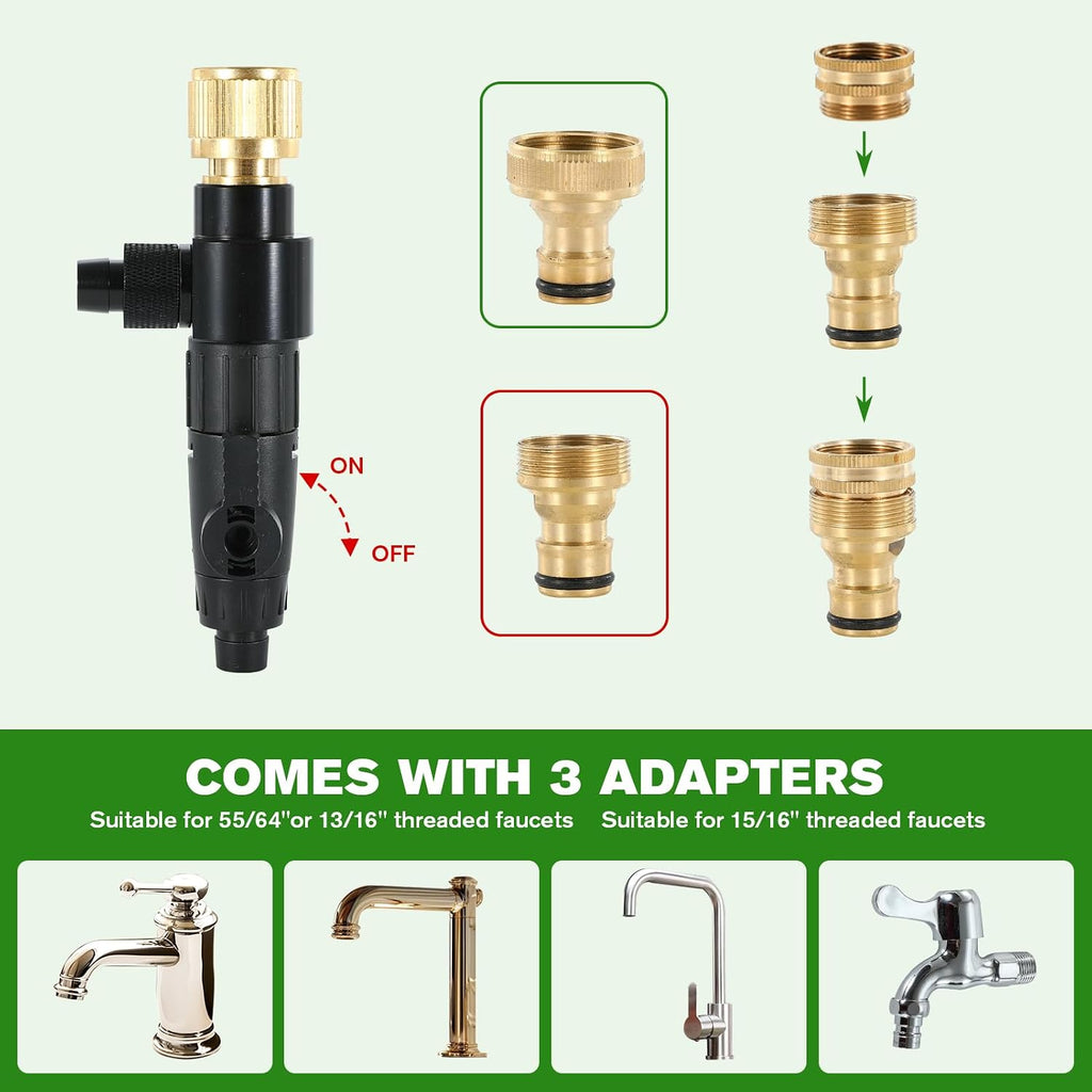 Aquarium Siphon Vacuum Gravel Cleaner Kit for Fish Tank（32ft）