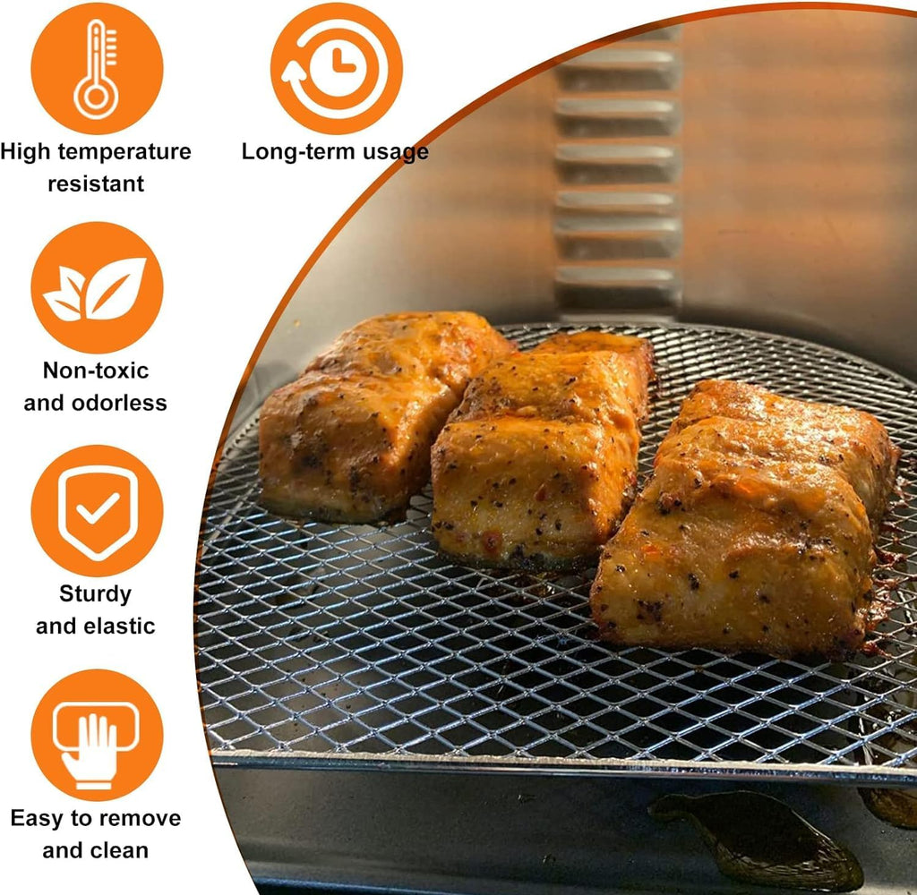 Air Fryer Rack for Oven, 3 PCS Air Fryer Oven Accessories Dehydrator Rack Replacement Tray Cooling Racks for Chefman