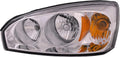 HEADLIGHTSDEPOT Halogen Headlight Compatible With Chevrolet Malibu 2004-2007 Includes Left Driver Side Headlamp