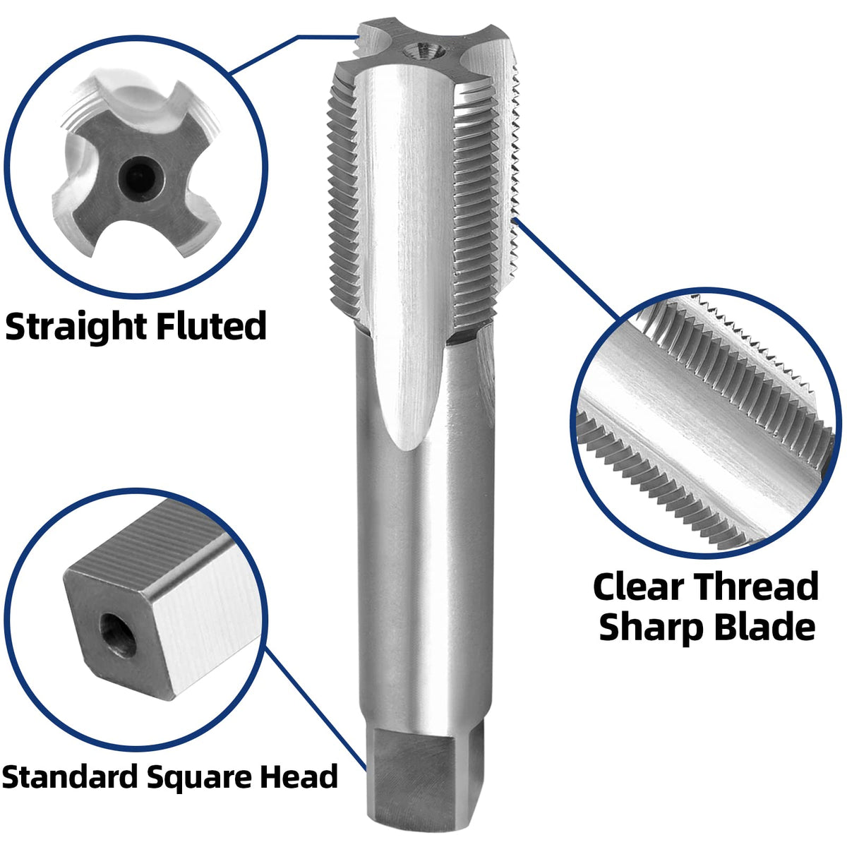 Burkit 1-1/8"-12 UNF Thread Tap Right Hand