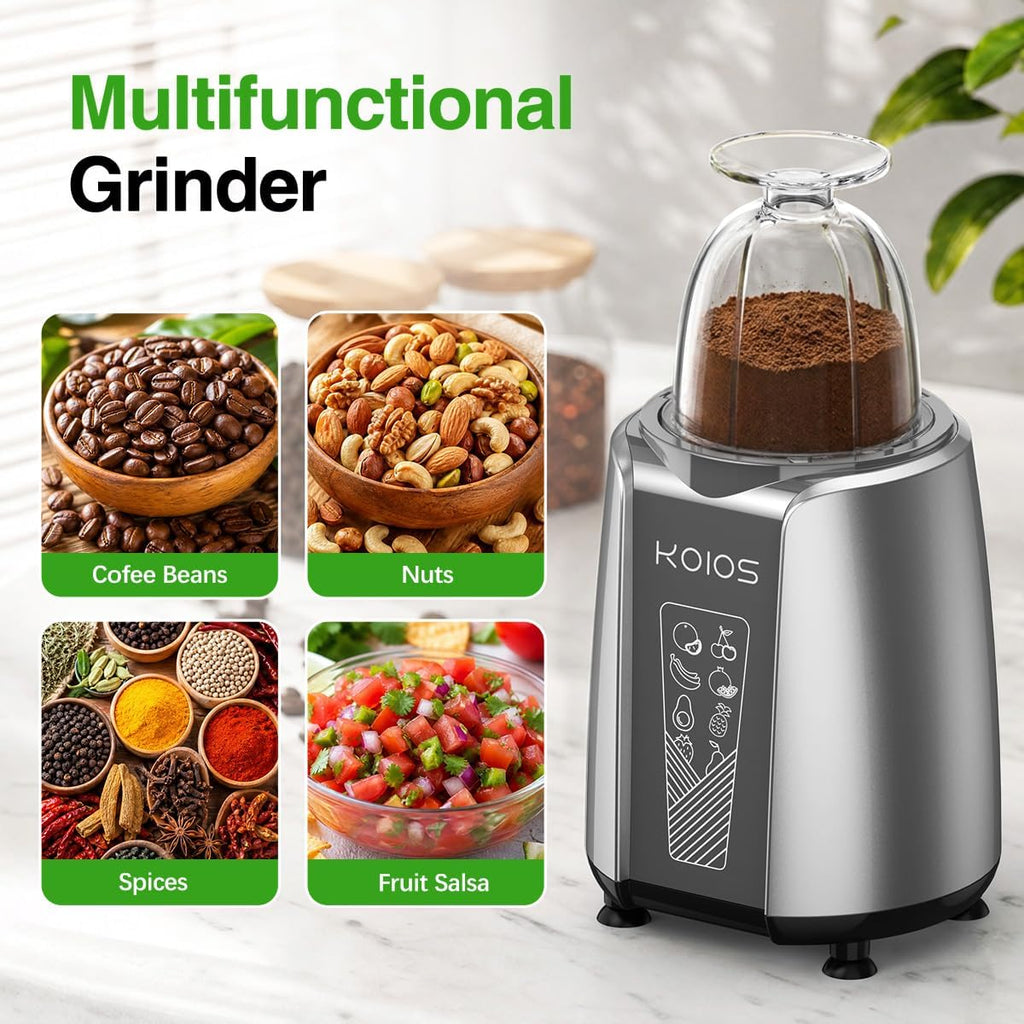 Smoothie Blender, 1000W, Blenders Smoothies and Shakes, Frozen Drinks | 13-in-1 Kitchen Smoothie Maker and Grinder
