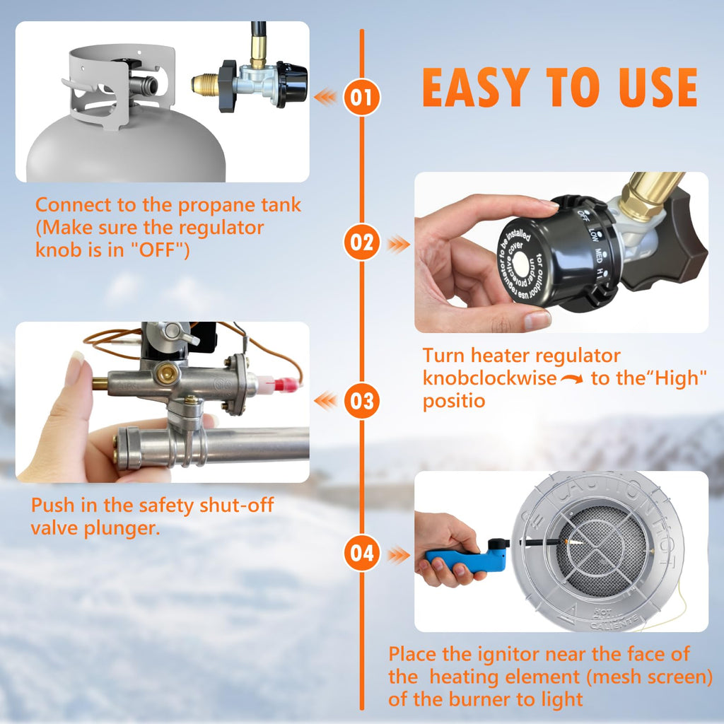 15000 Btu Outdoor Propane Heater Top, Single Tank Top Propane Outdoor Heater, 1 Burner Tanks Tops Propanes Patio
