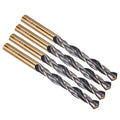 PATIKIL 9.5mm Drill Bit M2 High-Speed Steel for Hard Metal 4 Pack