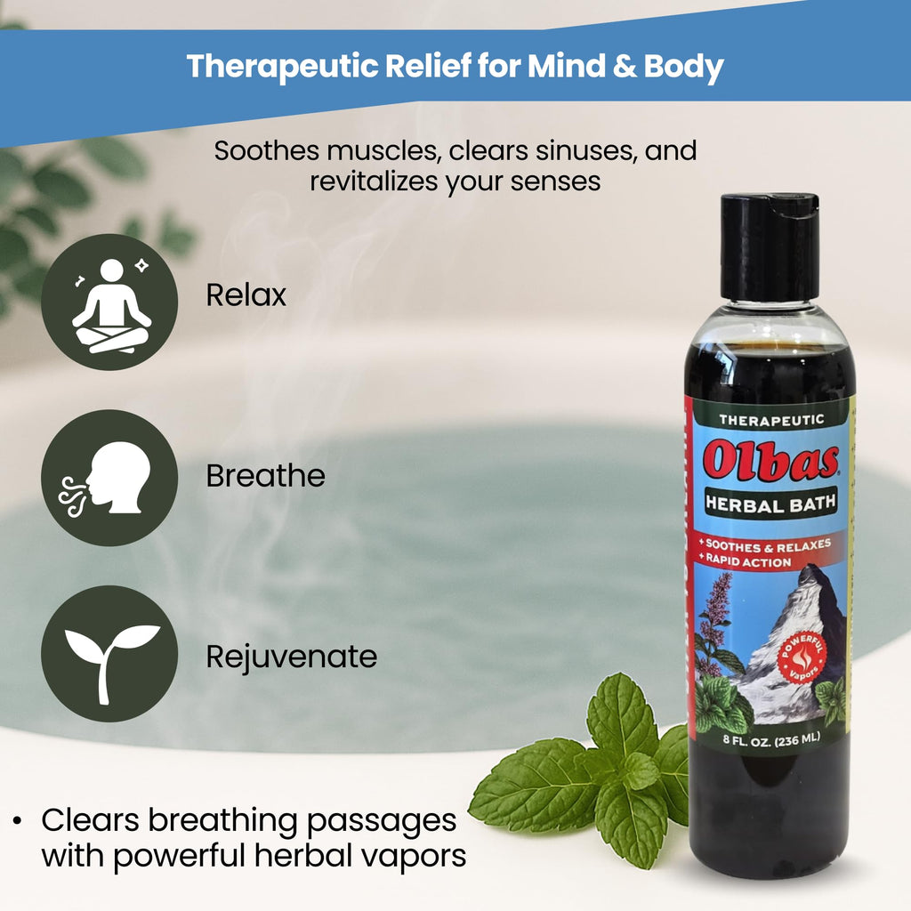Herbal Bath 2 Pack, 8 fl oz (236 ml) Sore Muscle Bath Soak