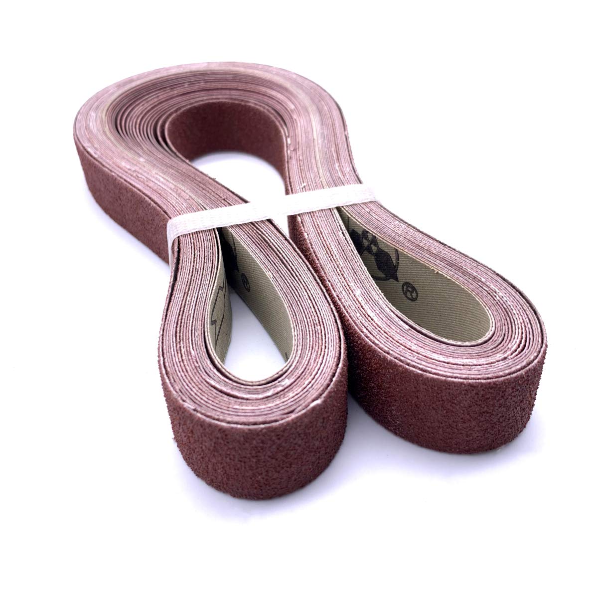 1-Inch x 42-Inch Sanding Belt 80 Grit, 24 Pack