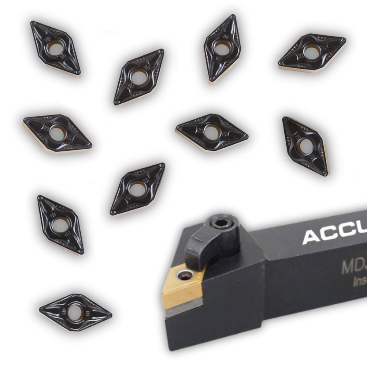 Accusize Industrial Tools Indexable Tool Holder, 3/4", RH, 2302-5016INS