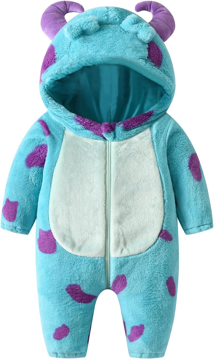 Baby Halloween Costumes Cute Animal Outfit Funny Costume Halloween Fuzzy Warm Fall Winter Clothes for Infant Toddler