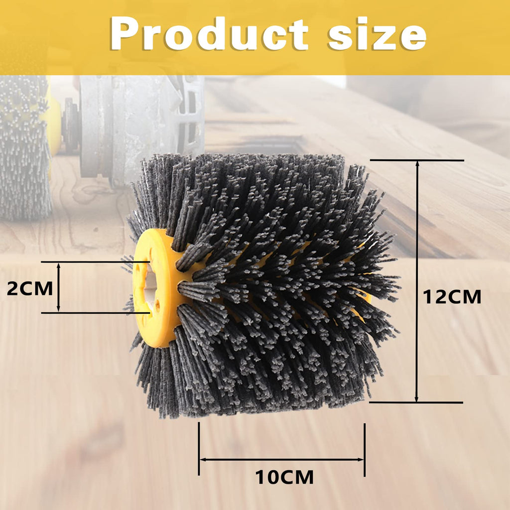 Shinboc 4.7x4 Inch Surface Conditioning Tool, 320 Grit Nylon Drawing Wheel