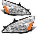 for 2003-2007 Honda Accord Halogen Headlight W/O Bulbs