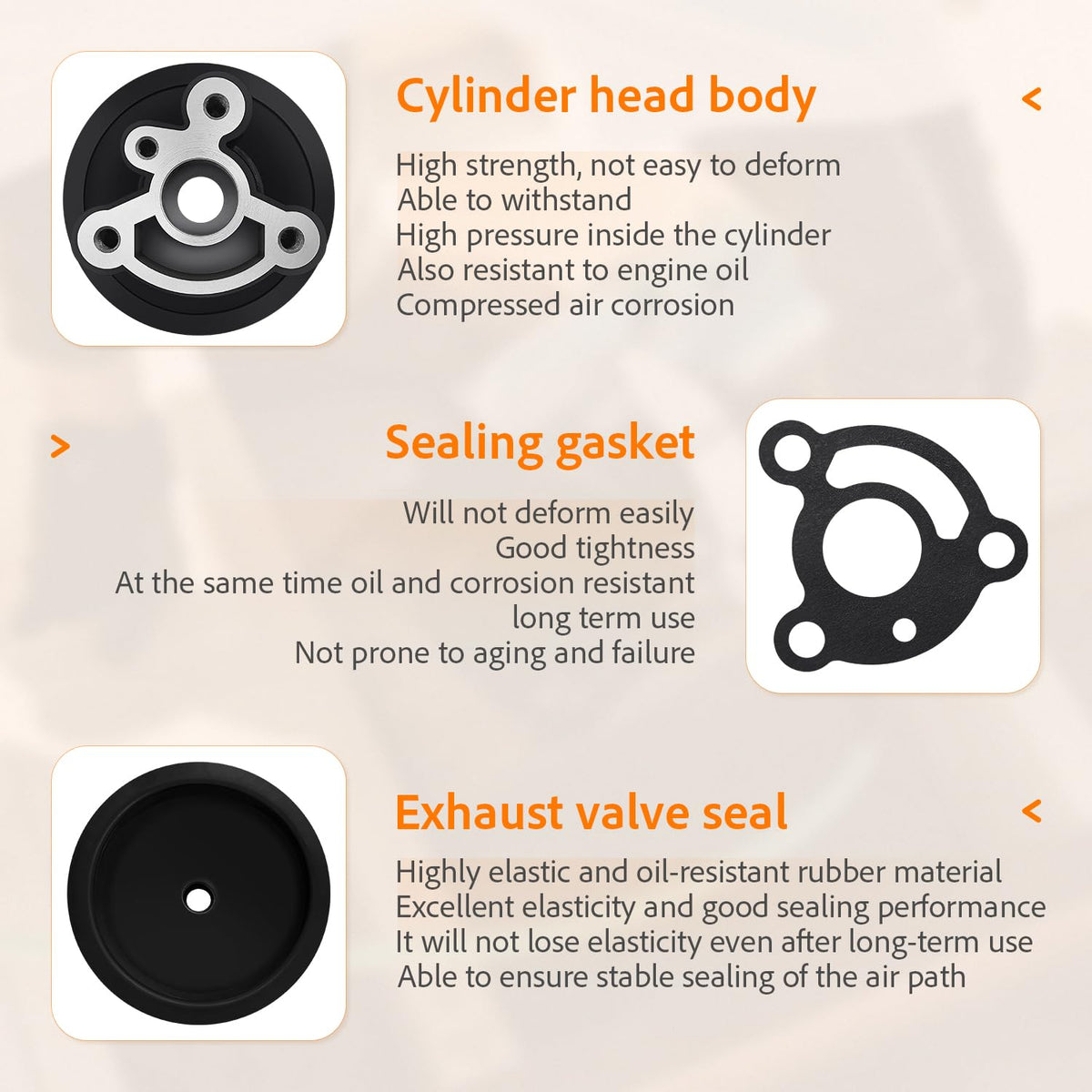 877-307 Head Cap Gasket Set For Hitachi NR83A NR83A2 nailer gun Parts