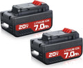 Upgraded 2Pack PCC685L 7.0Ah Replacement for Porter Cable 20V Battery