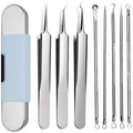 Blackhead Remover Tools kit，Blackhead Extractor Tool,Stainless Steel Blackhead Tweezers,Blemishs Comedones Remover