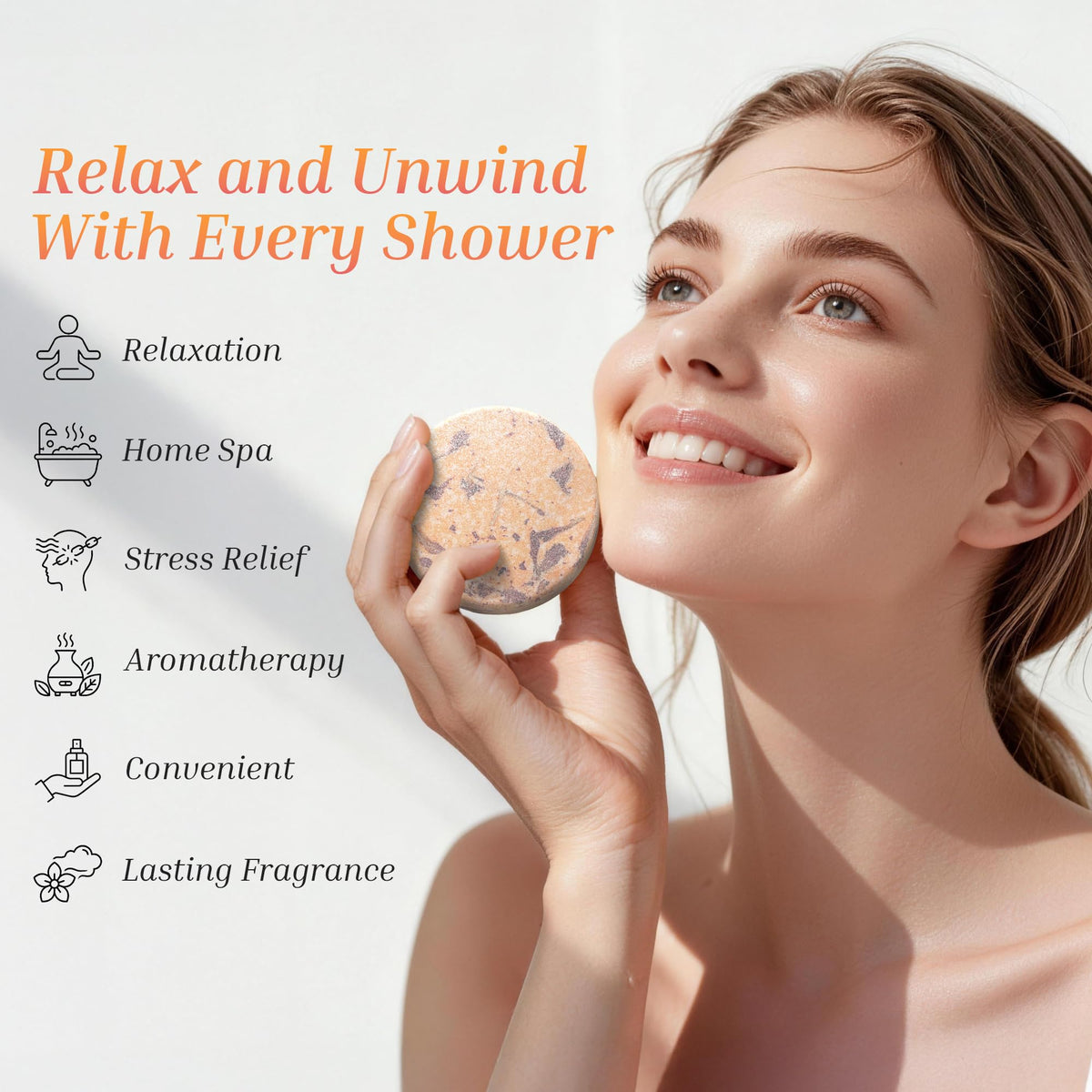 Shower Steamers Aromatherapy Gifts for Women, Relief 8 Pack