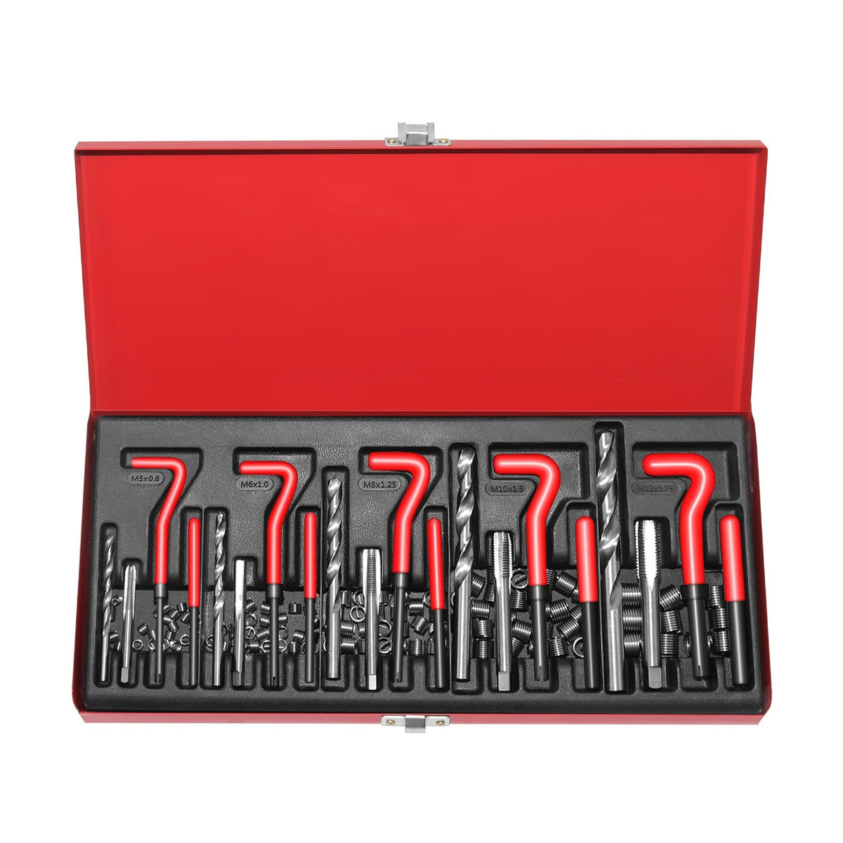 YSTOOL 131pcs Metric Helicoil Thread Repair Kit