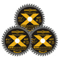 ANGELSWORD 4-1/2“ Cirular Saw Blade for Wood, 3pc 40T, 3/8" Arbor