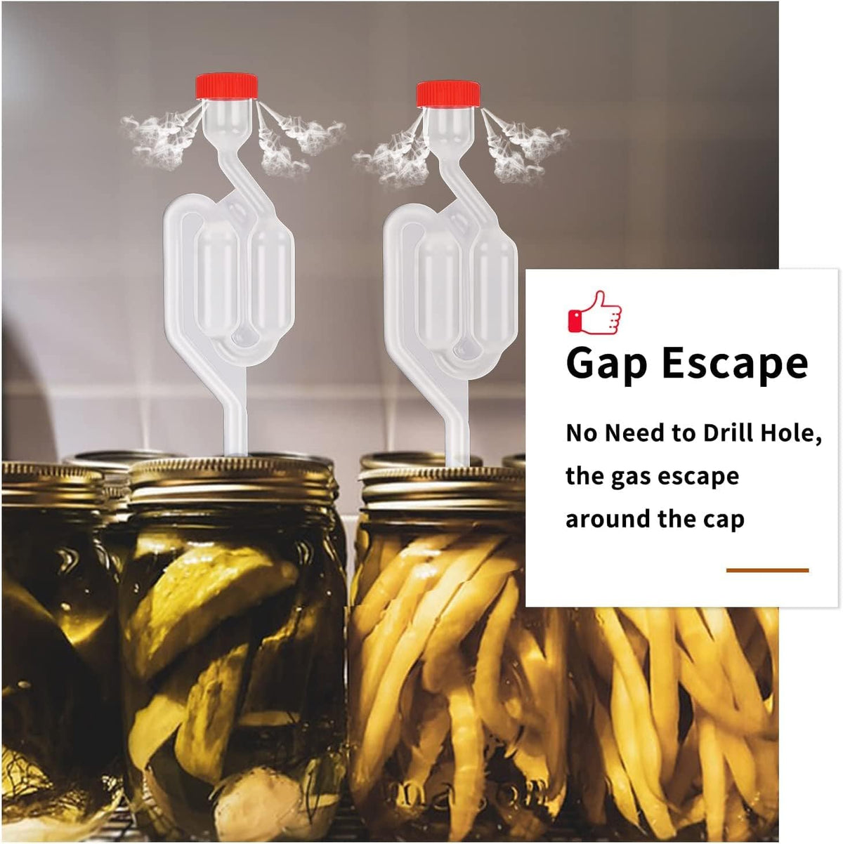 Airlocks for Fermenting[6Pack],Fermentation Airlock Kit,High TransparencyTwin Bubble S Shape with 12pcs Grommets